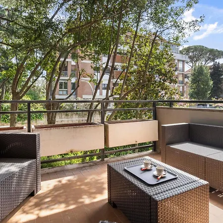 Terrace In Balduina - Near St Peter Apartmán